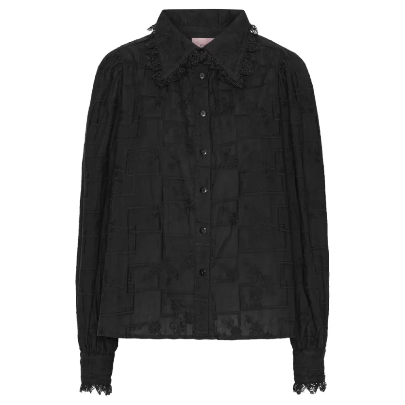 Shirts | Hunkọn Agata Shirt - Black
