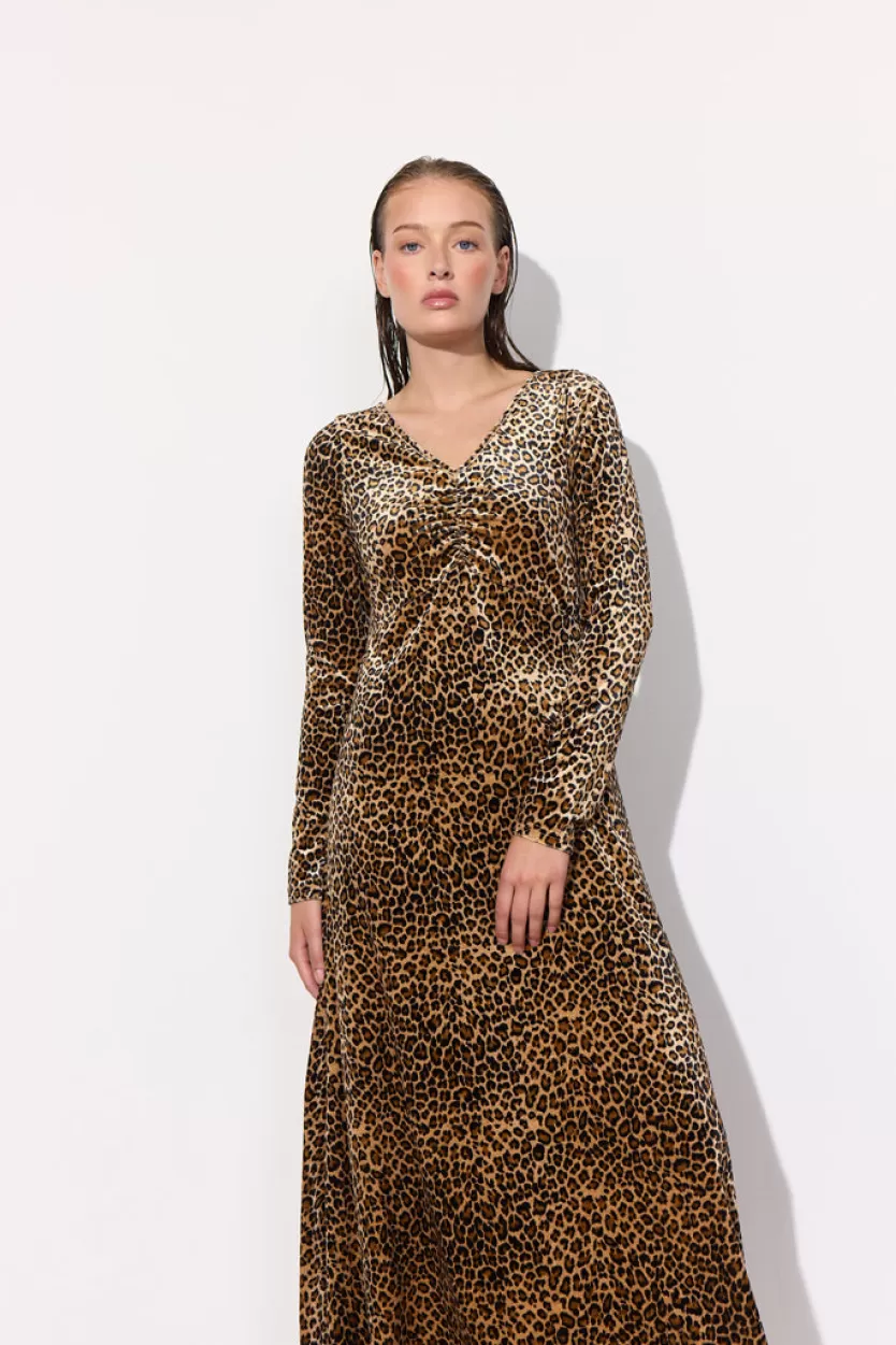 Dresses & Kimonos | Hunkọn Angela Velour Dress - Leopard