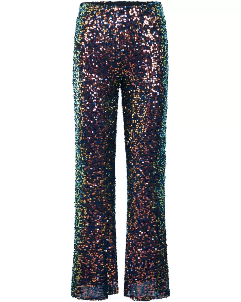 Trousers | Hunkọn Aya Sequin Trousers - Black