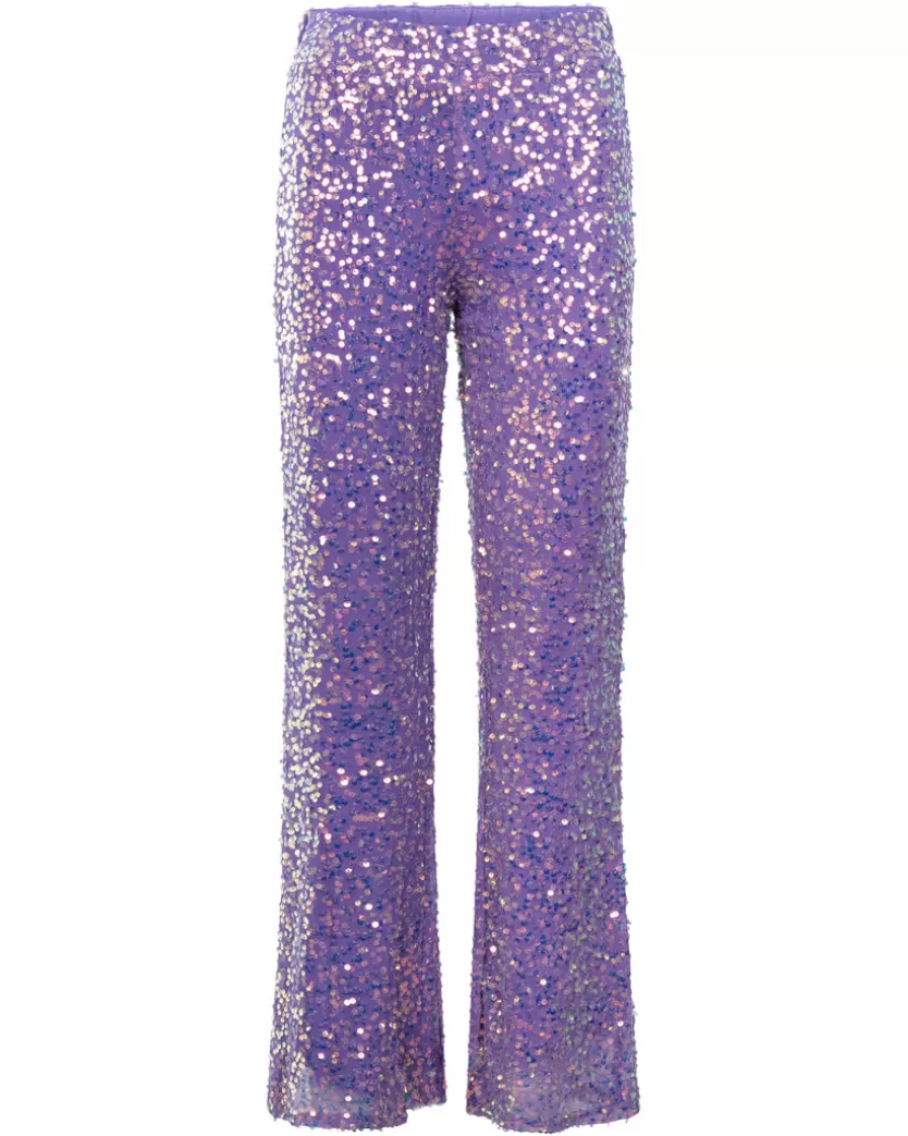 Trousers | Hunkọn Aya Sequin Trousers - Purple