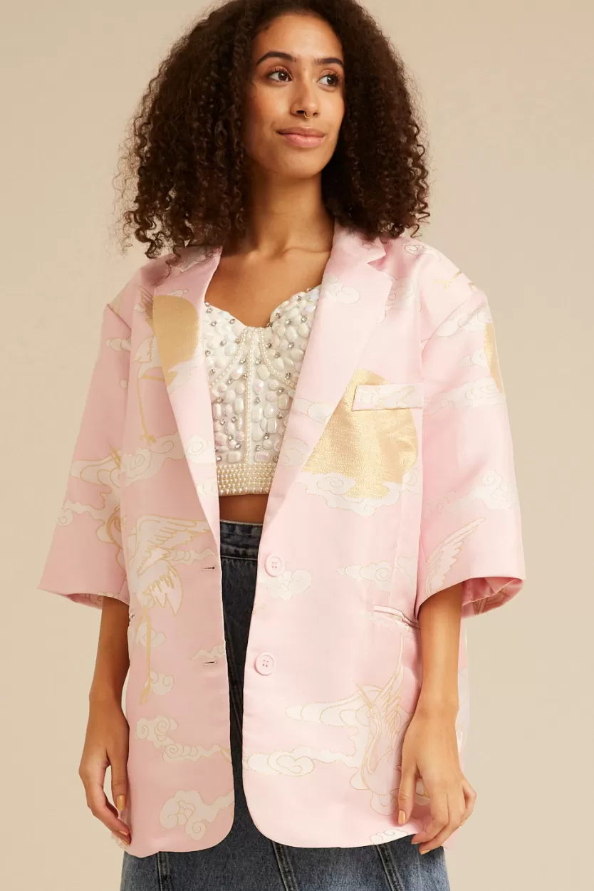 Jackets | Hunkọn Carla Blazer - Soft Pink