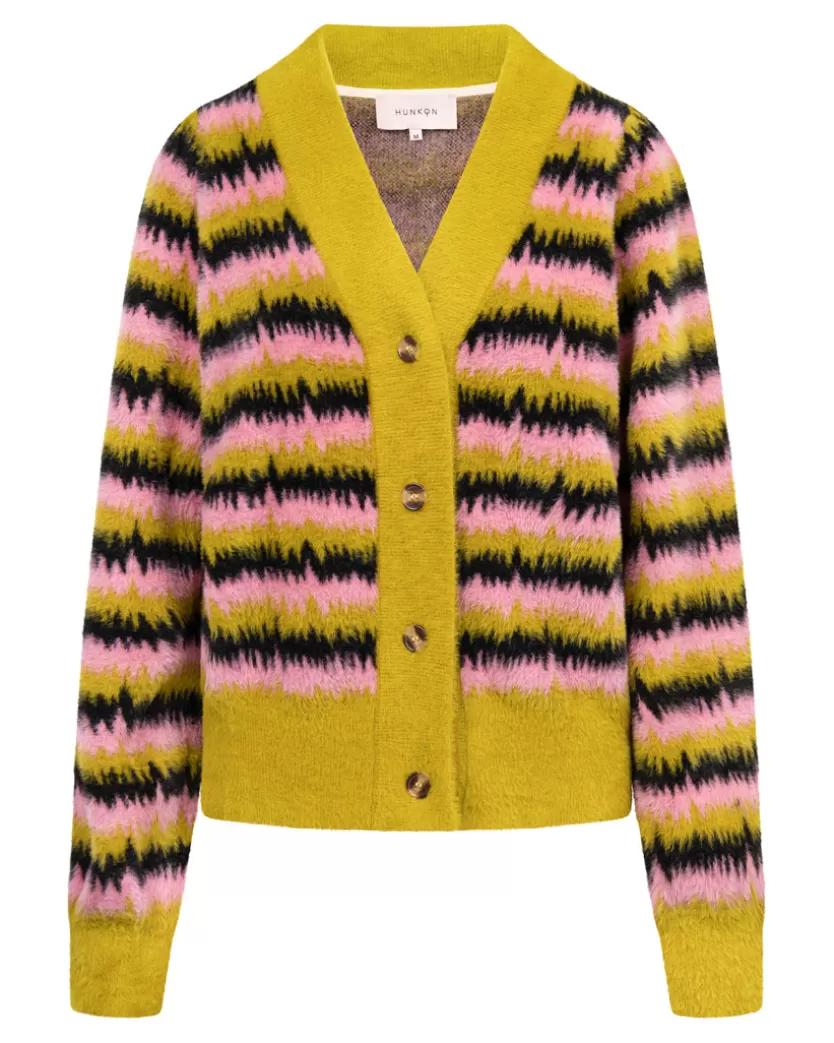 Knitwear | Hunkọn Dakota Knit Cardigan - Mix stripe