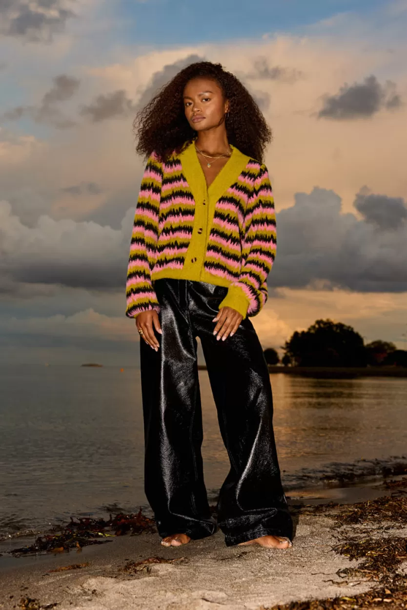 Knitwear | Hunkọn Dakota Knit Cardigan - Mix stripe