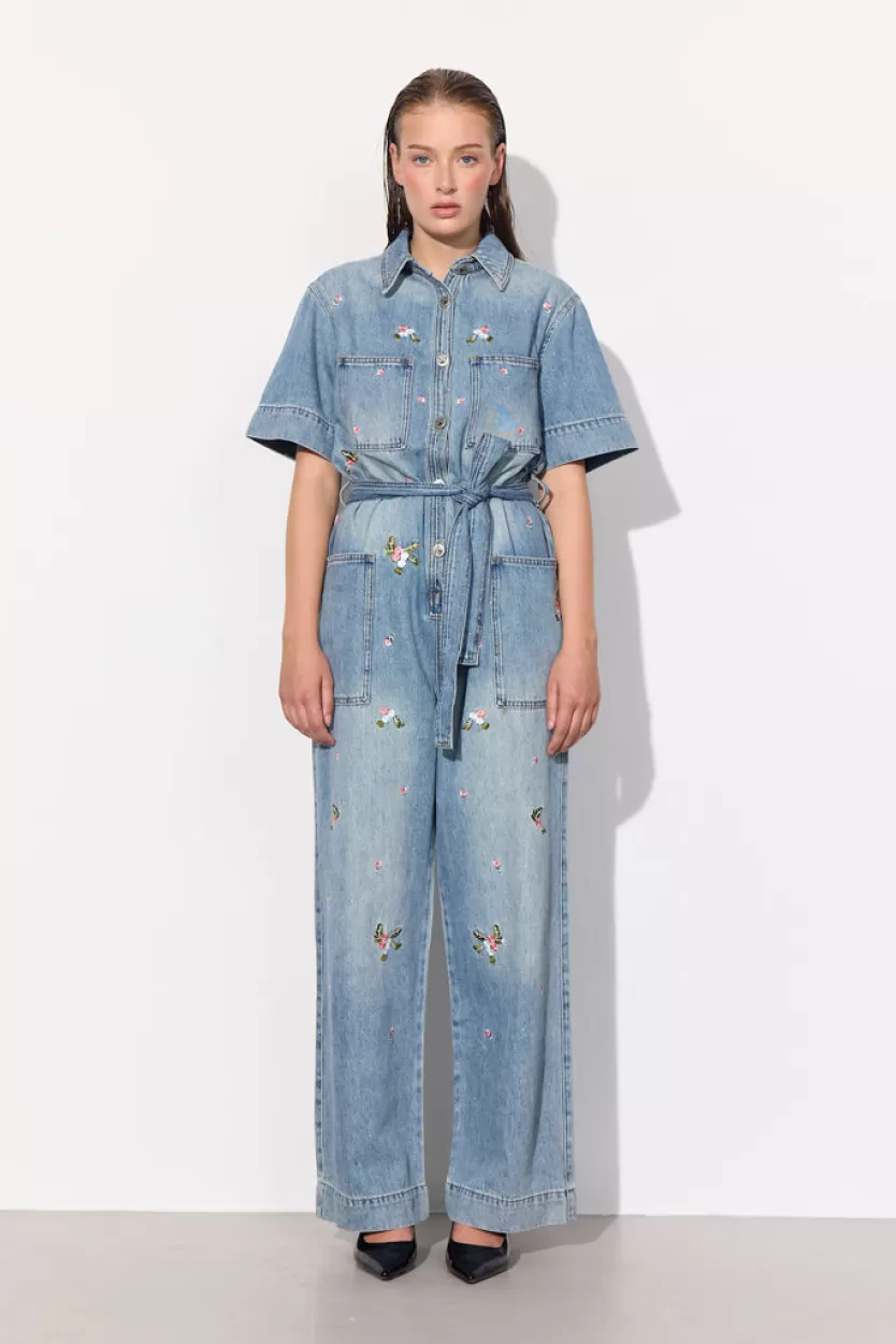 Trousers | Jumpsuits | Hunkọn Dolly Denim Jumpsuit - Light Denim