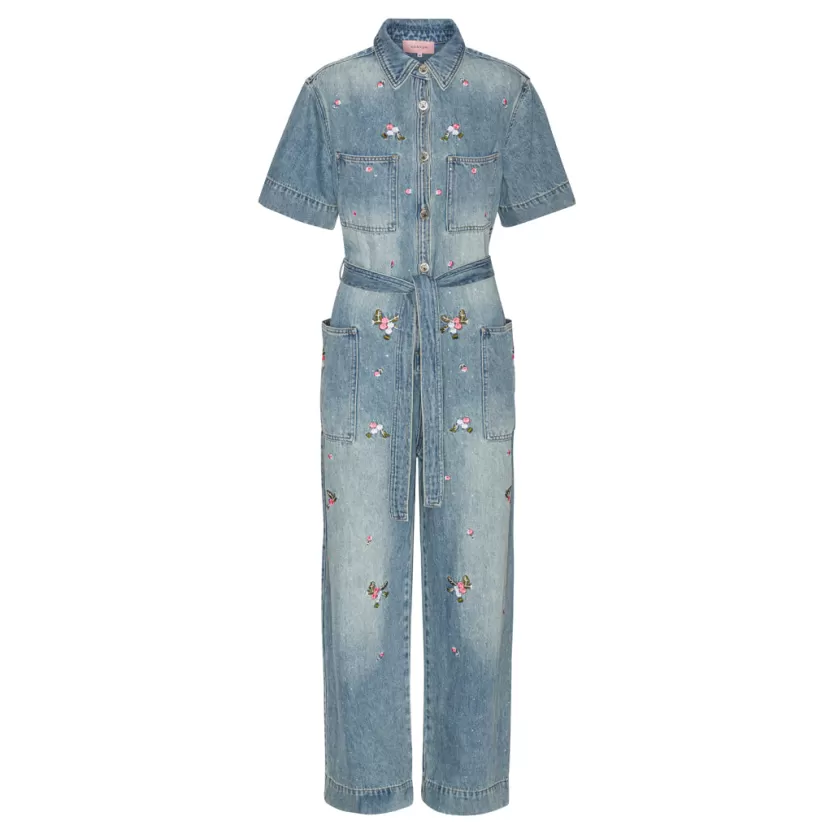 Trousers | Jumpsuits | Hunkọn Dolly Denim Jumpsuit - Light Denim