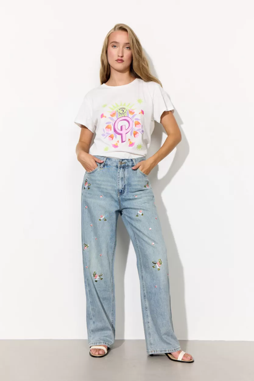Trousers | Hunkọn Dolly Denim Trousers - Light Denim