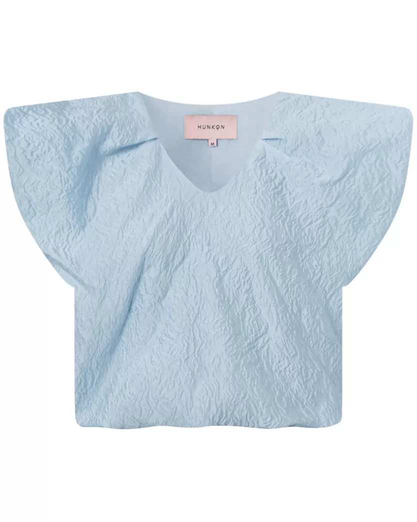 Blouses | Hunkọn Ebba Wing Top - Light Blue