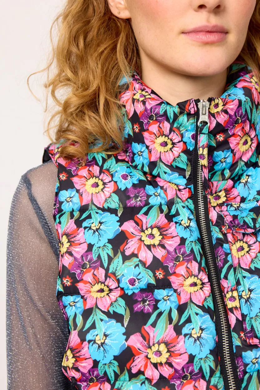 Art Print | Jackets | Hunkọn Gloria Short Vest - Flowerbomb Art Print