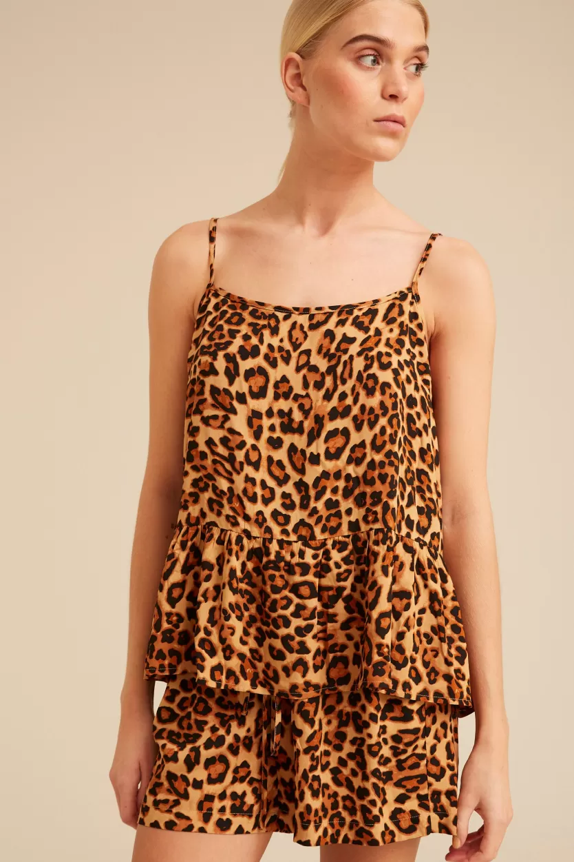 Blouses | Hunkọn Kate Top - Leopard