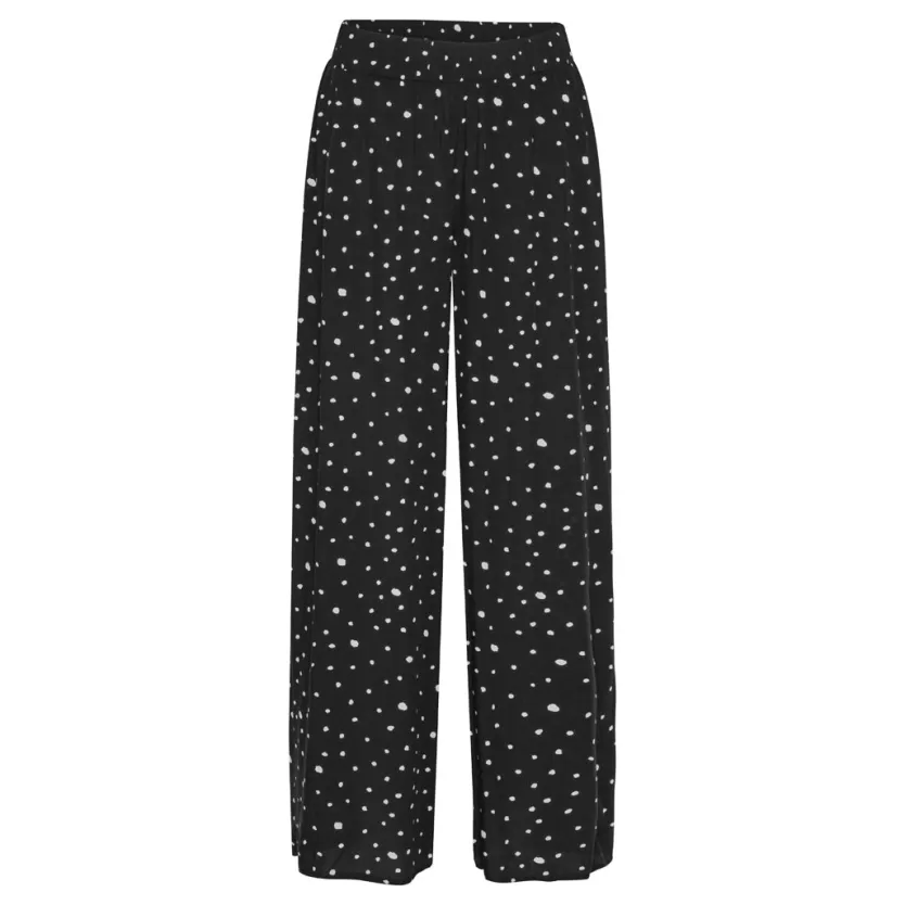 Trousers | Hunkọn Kris Trousers - Black w/White dots