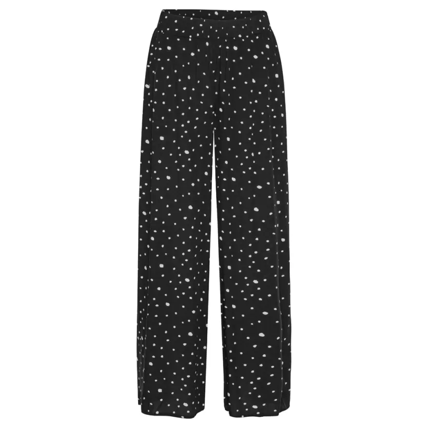 Trousers | Hunkọn Kris Trousers - Black w/White dots
