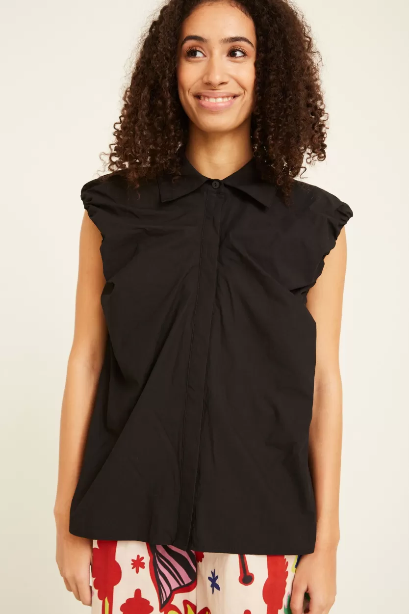 Blouses | Shirts | Hunkọn Marion Top - Black
