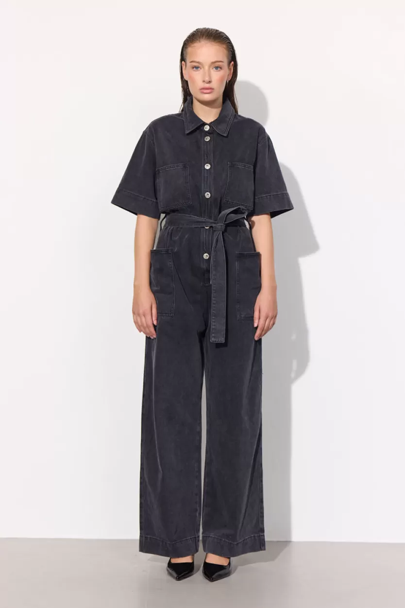 Jumpsuits | Hunkọn Mette Denim Jumpsuit - Black
