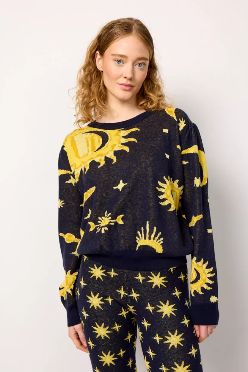 Knitwear | Hunkọn Orion Knit Blouse - Midtnight Stars