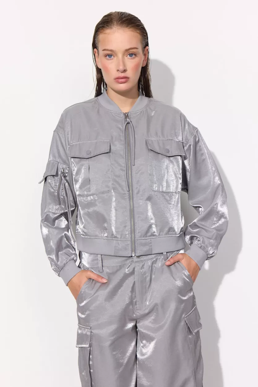 Jackets | Hunkọn Patrice Jacket - Silver