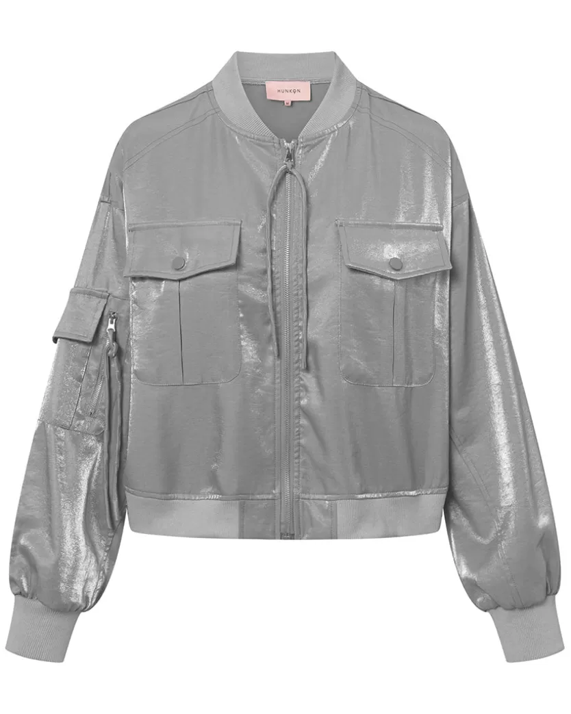 Jackets | Hunkọn Patrice Jacket - Silver