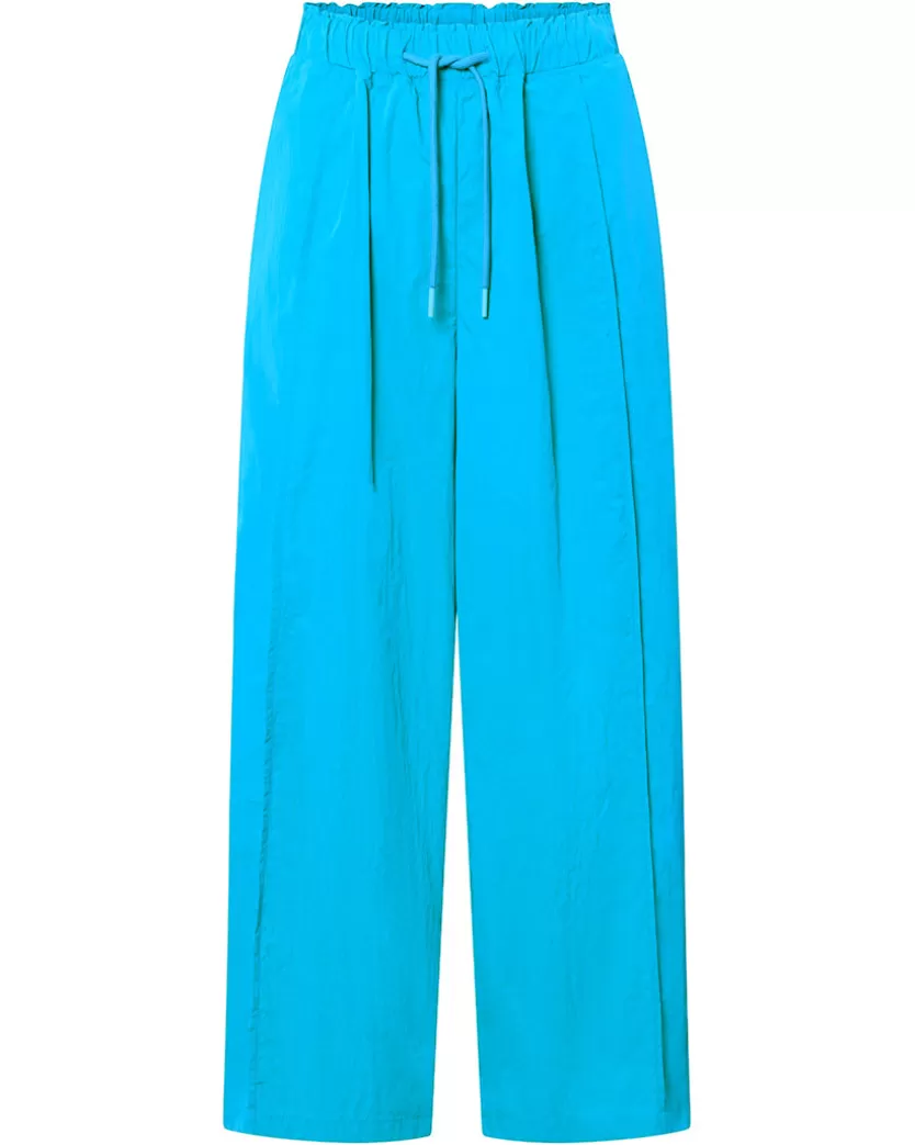 Trousers | Hunkọn Polly Parachute Pants - Blue