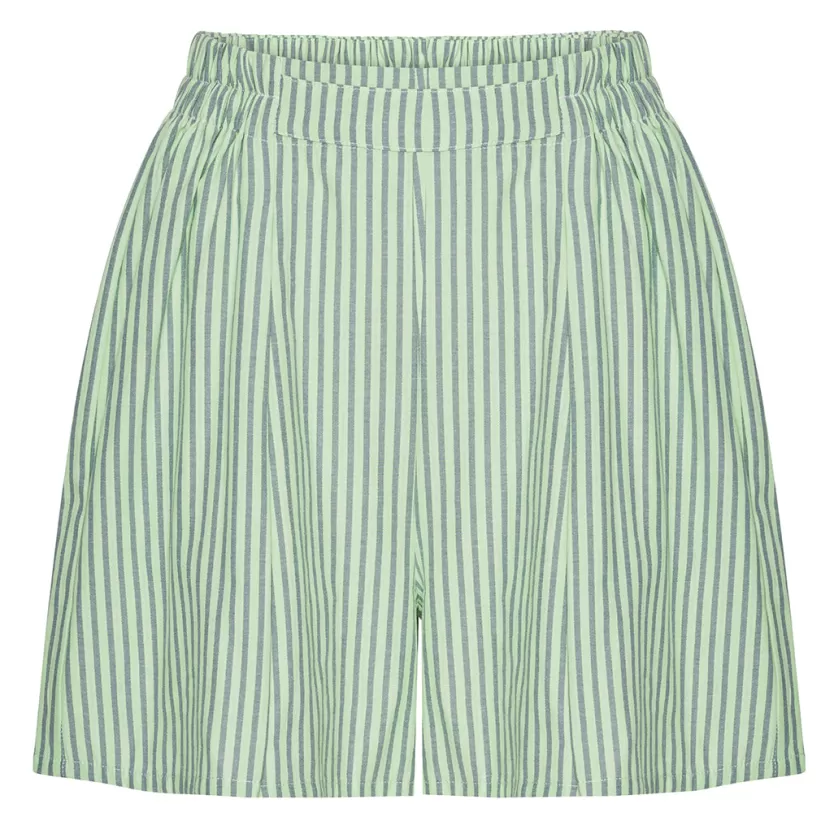 Shorts | Hunkọn Randi Shorts - Green Striped