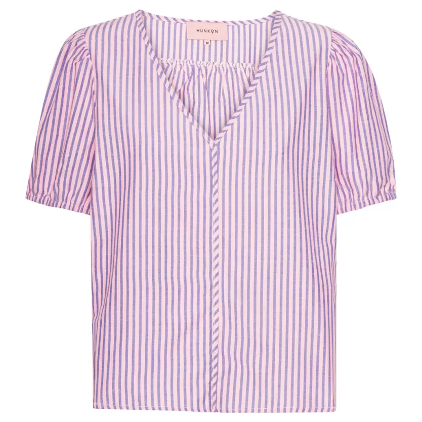 Blouses | Hunkọn Randi Top - Pink Striped