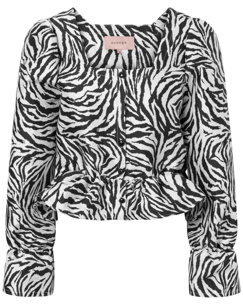 Blouses | Hunkọn Sanna Blouse - Zebra Striped