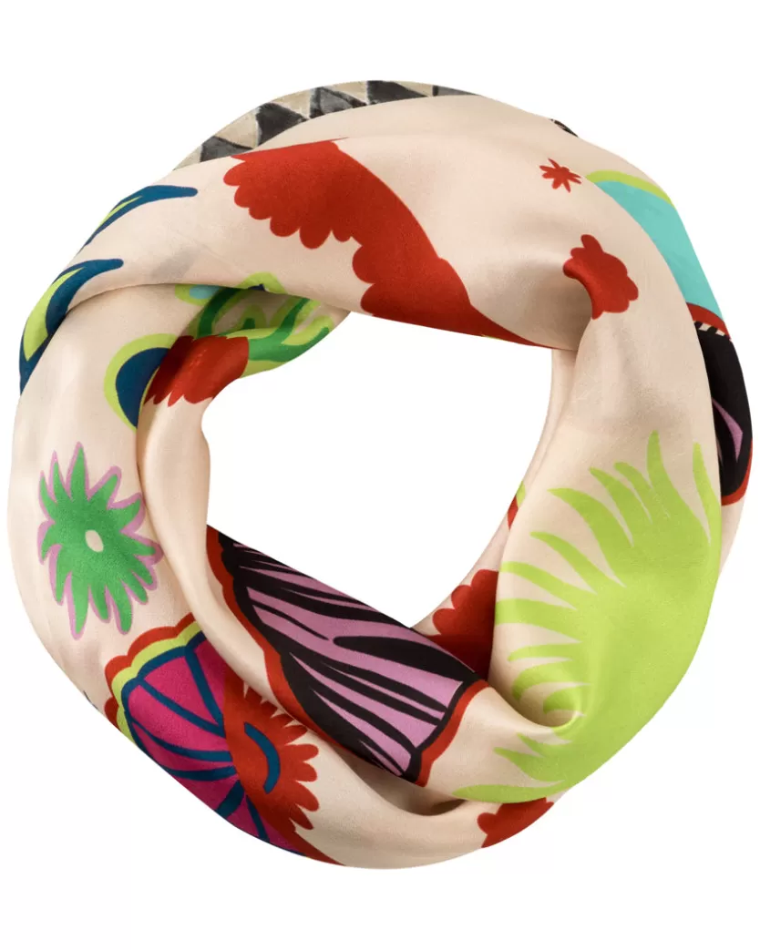 Art Print | Accessories | Hunkọn Spirit Congo Small Scarf - Cream