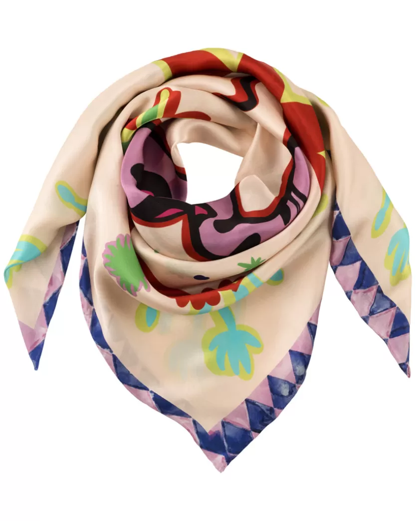 Art Print | Accessories | Hunkọn Spirit Snake Big Scarf - Cream