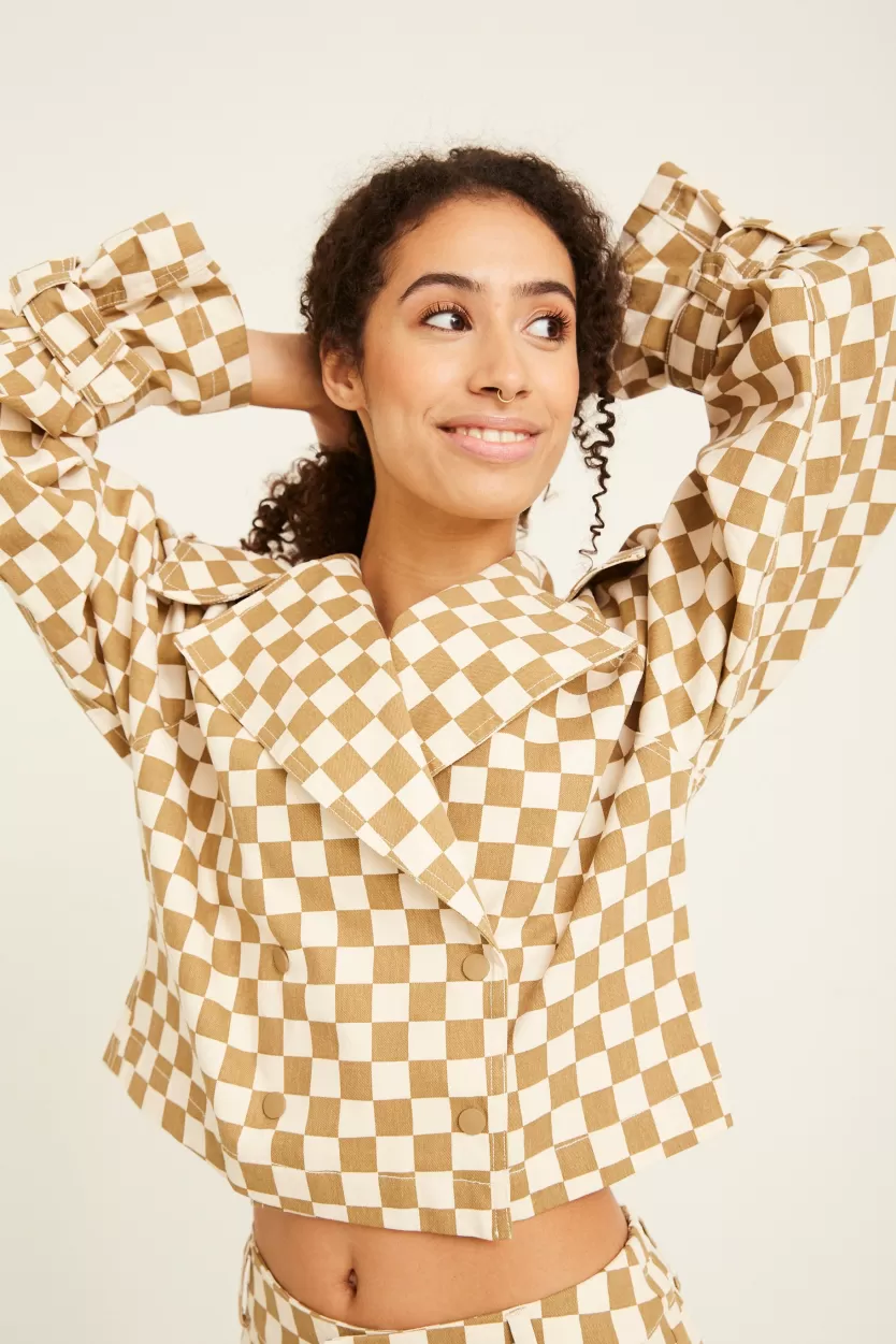 Jackets | Hunkọn Viper Jacket - Brown Checked