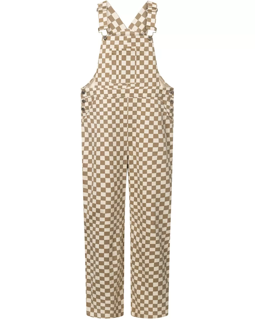 Trousers | Jumpsuits | Hunkọn Viper Overalls - Brown Checked