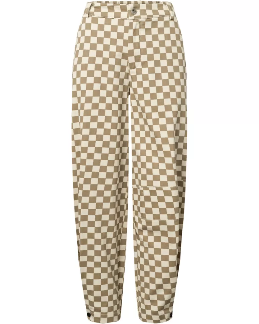 Trousers | Hunkọn Viper Trousers - Brown Checked